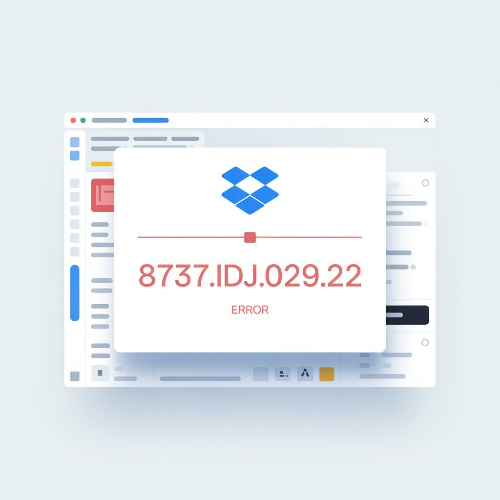 Fix Errorcode Dropbox 8737.idj.029.22 Fast and Safely